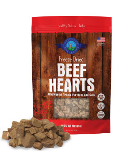 Shepherd Boy Farms Freeze Dried Dog Treats, Beef Heart, All Natural Freeze-Dried Dog Treat & Dog Snacks, Made in USA, High in Protein, Essential Nutrition of Raw Dog Food, 3oz