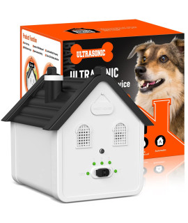 AUBNICO Anti Barking Device, 3 Levels Ultrasonic Dog Barking Control Devices & Dog Behavior Training Tools, 50 FT Outdoor Waterproof Bark Box for Dog All Size, Upgrade-Black