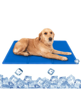 SNMIX Dog cooling Mat - Durable Pet cool Mat, Non-Toxic gel Self cooling Pad for Dogs cats in Hot Summer - Extra Large 120 x 80cm