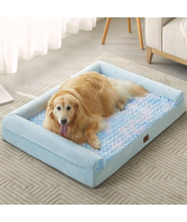 BFPETHOME XL Dog Beds for Extra Large Dogs, XL Dog Bed, Extra Large Dog Bed Washable, Jumbo Dog Bed with Removable Cover, Waterproof Lining and Nonskid Bottom, Egg-Crate Foam Pet Sofa Bed