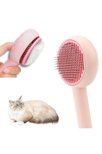 cat Brush with Release Button, Furcare Self cleaning cat Brush, cat grooming Brush, cat Brush for Shedding, cat Hair Brush, Puppy Brush, Kitten Brush, cat Brush for Long Haired cats and Indoor cats