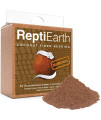 ReptiEarth Fine Reptile Bedding Compressed Block Expands to 72 Quarts of Fluffy Coconut Substrate for Snake Bedding in Bioactive Terrarium Tanks, Organic Coco Fiber for Lizards, Frogs, Tarantulas
