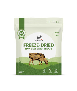 McLovins Premium Freeze Dried Beef Liver Dog Treats, 16 oz Freeze Dried Liver Treats for Dogs, High-Protein, Grain-Free, All-Natural Treats, Single Ingredient (Beef Liver Dog Treat, 16 oz)