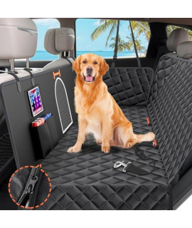 Bwakd Dog Seat Covers for Cars Backseat - Car Hammock for Dogs Waterproof w/Mesh Window -Dogs Car Seat Protector Cover for Back Seat - Pet Car Seat Cover Dogs Hammock for SUVs/Cars/Trucks