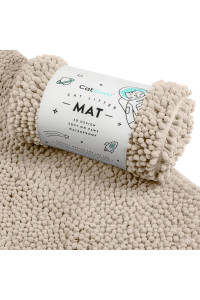 CatGuru Cat Litter Mat, Medium, Extra Large, XXL, Waterproof Litter Box Mat, Non Slip Kitty Litter Mat, Machine Washable Litter Trapping Mat, Soft Litter Tray (XL (Pack of 1), Sand/Heavy-Duty)