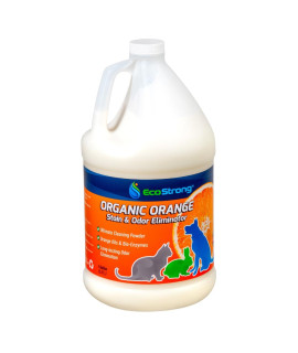Orange Odor Eliminator Pet Odor Deodorizer for Strong Odor Enzyme Stain Cleaner for Cats, Dogs, and Pets Great for Carpets, Furniture, Dog Kennels, and More (128 Fl Oz)