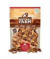 Natural Farm Half Pig Ears for Dogs (50-Pack), One Ingredient: Natural Pigs Ears, Air Dried, Long-Lasting & Highly Digestible Treats, Great for Puppy and Large/Medium Dogs