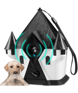 Anti Barking Device, Upgraded 4 Adjustable Sensitivity and Frequency Level Dog Barking Control Devices & Dog Behavior Training Tools, 50 Ft Outdoor Waterproof Bark Box for Dog All Size