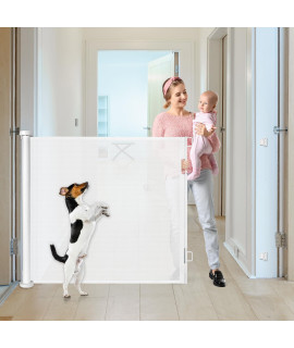 42 Tall X 75 Wide Retractable Baby Gates Extra Tall Baby Gate Tall Baby Gates for Dogs Tall Gates for Dogs Indoor Retractable Baby Gate Tall Baby Gates for Doorways Extra Tall Retractable Dog Gate