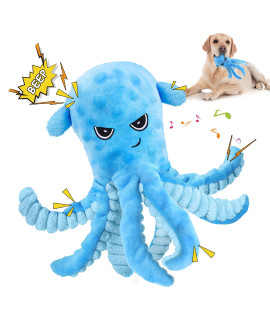 BitPeUG Squeaky Dog Toys Large Dog Toys Big Dog Toys with Crinkle Paper, Dumbo Octopus Stuffed Durable Chew Toys, Dog Toys for Large Dogs for Teething,Interactive Playing Tug-of-War Dog Toys