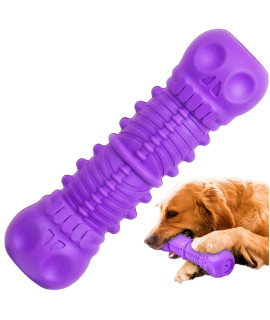 FRLEDM Dog Toys for Aggressive Chewers,Indestructible Dog Toys,Real Bacon Flavored, Nylon Tough Dog Chew Toys for Medium/Large Large Breed Dogs (Milk)