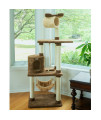 Armarkat 70 Real Wood Cat tree With Scratch posts, Hammock for Cats & Kittens, X7001
