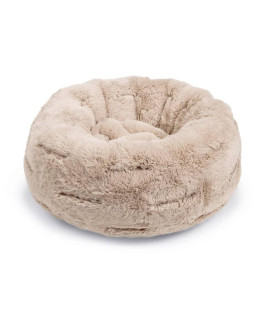 Designed by Lotte Lounging Dog Basket Xanto Round 50x20 cm Beige
