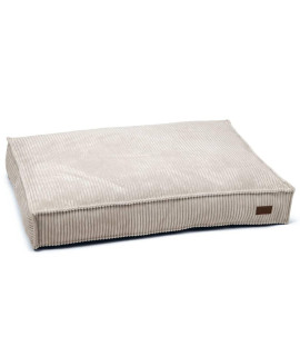 Designed by Lotte Dog Cushion Ribbed 100x70x15 cm Light Grey