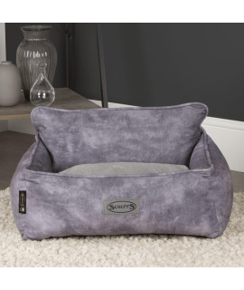 Scruffs & Tramps Dog Bed Kensington Size L 90x70 cm Grey