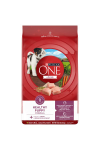 Purina ONE Plus Healthy Puppy Formula High Protein Natural Dry Puppy Food with added vitamins, minerals and nutrients - 8 lb. Bag