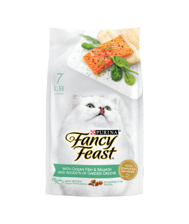 Purina Fancy Feast Dry Cat Food with Ocean Fish and Salmon - 7 lb. Bag