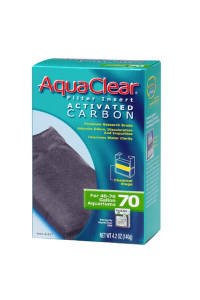 Aquaclear Activated Filter carbon Set of 2] Size: 70 gallon - 42 oz
