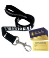 WORKINGSERVICEDOG.COM Emotional Support Dog Leash - Great Identification with or Without an Emotional Support Animal Vest - Includes Five ESA Information Cards