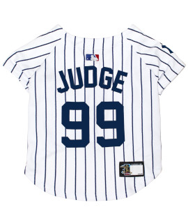 MLBPA Dog Jersey - Aaron Judge 99 Pet Jersey - MLB New York Yankees Mesh Jersey, Small
