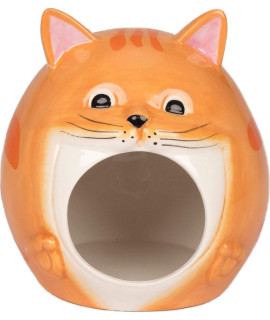 Tabby Cat Hideout Ceramic