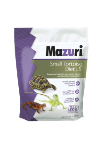 Mazuri Tortoise | Nutritionally Complete Low-Starch Tortoise Food | 8 Ounce (8 oz) Bag