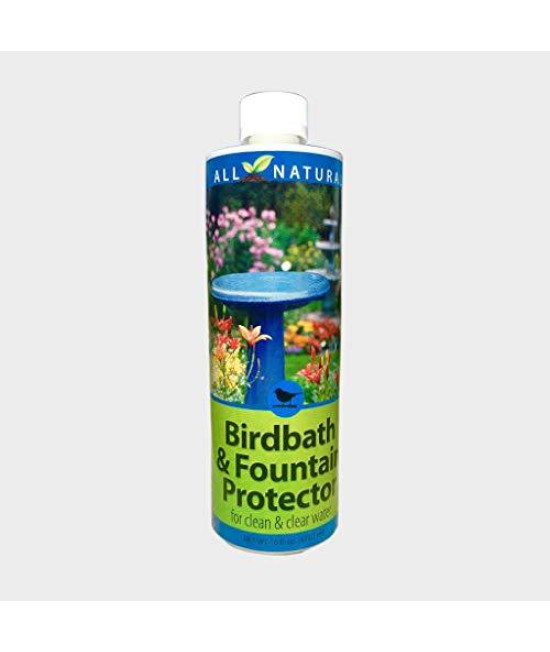 Birdbath & Fountain Protector 95566, 16 oz for clean and clear Water, 16 Fl Oz (Pack of 1)