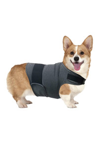 QIYADIN Dog Comfort Dog Anxiety Relief Coat, Breathable Shirts for Dogs, Dog Anxiety Vest Jacket Warp, Puppy Anxiety Calming Vest Wrap (S)