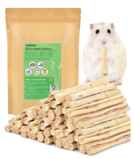 Bissap Sweet Bamboo chew Sticks for Rabbits 910g2Ib, Bunny Molar Treats Snack for Small Animals Hamsters chinchillas guinea Pigs Squirrels Natural Teeth grinding Toys