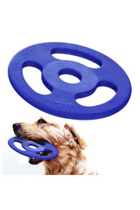SuperChewy Tough Tug-of-War Flying Disc Toy | Lifetime Replacement | Strong Natural Rubber | Great Tug Disc Fetch Toy for Dogs | Ultra Durable Chew Toy for Aggressive Chewers | for All Breeds