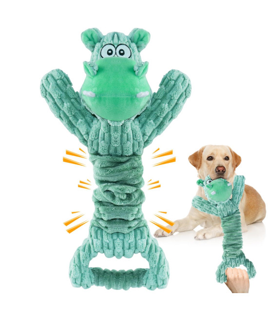 Fuufome Large Squeaky Dog Toys: Plush Dog Toys with Soft, Durable Fabric for Small, Medium, and Large Pets - Tug of War Dog Toys for Indoor Play
