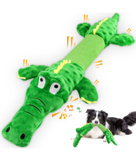 WOWBALA Large Durable Dog Toys: Squeaky Dog Toys - Plush Dog Chew Toys - Tough Tug of War Dog Toys - Interactive Puppy Toys for Small,Medium,Large Breed
