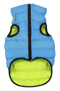 Reversible jacket AiryVest, size S 40, light green-blue