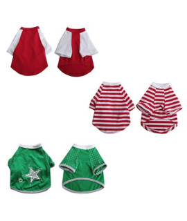 Pretty Pet Apparel with Sleeves Asst 4 (set of 3)