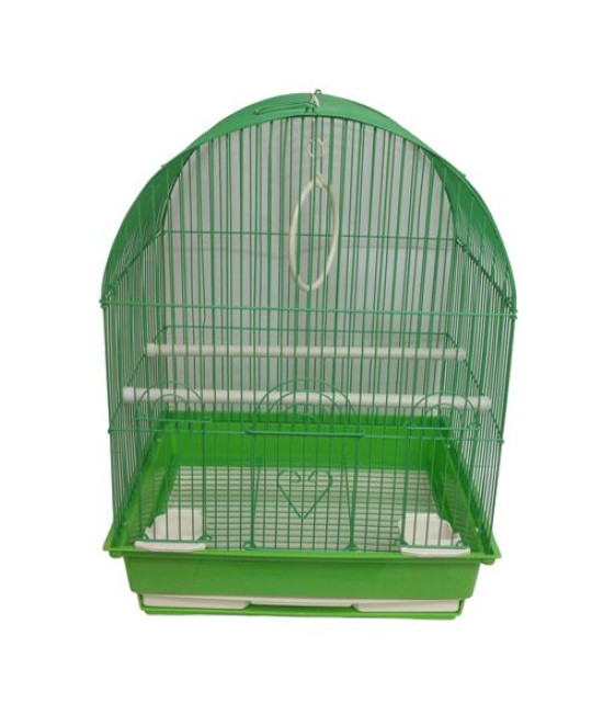 Iconic Pet - Dome Top Bird Cage - Medium - Green