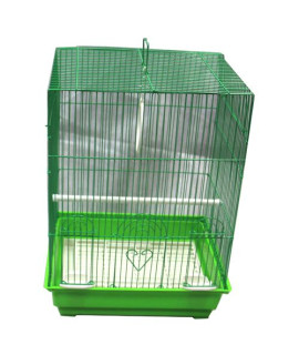 Iconic Pet - Flat Top Bird Cage - Medium - Green