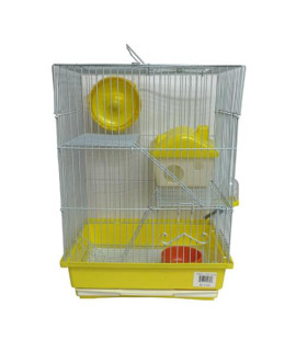 Iconic Pet - Mouse Cage - Small - Yellow