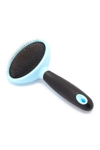 Iconic Pet - Small Slicker Brush - Blue