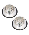 (Set of 2) - Non-Skid Spaniel/Cocker Bowl for dog - 8 oz - 1 cup