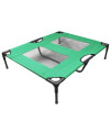 Iconic Pet - The Lazy Pet Cot - Dark Green - Xlarge