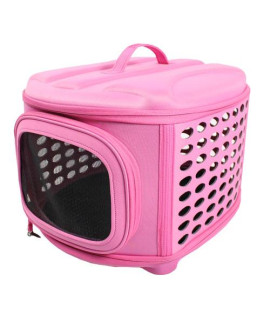 Iconic Pet - Deluxe Retreat Foldable Pet House - Pink