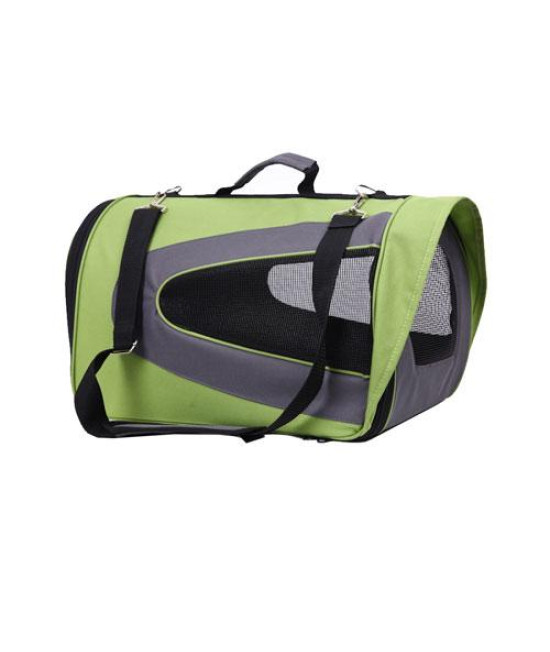 Iconic Pet - FurryGo Universal Collapsible Pet Airline Carrier - Lime Green - Small