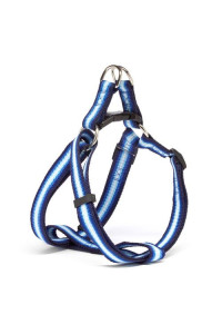 Iconic Pet - Rainbow Adjustable Harness - Blue - XSmall