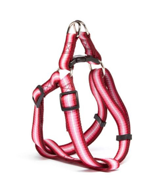 Iconic Pet - Rainbow Adjustable Harness - Red - Small