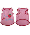 Iconic Pet - Pretty Pet Pink Strawberry Top - Small