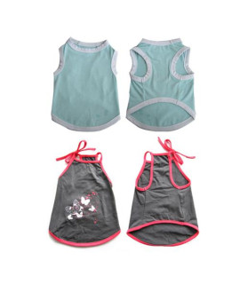 Pretty Pet Apparel without Sleeves Asst 5 (set of 2)