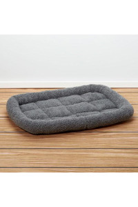 Iconic Pet - Premium Synthetic Sheepskin Handy Bed - Grey - Large