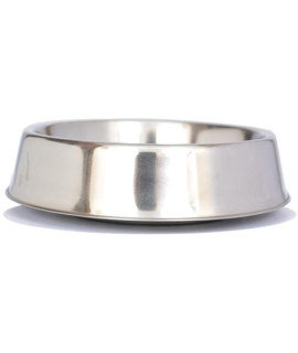 Iconic Pet - Anti Ant Stainless Steel Non Skid Pet Bowl for Dog or Cat - 16 oz - 2 cup