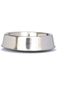 Iconic Pet - Anti Ant Stainless Steel Non Skid Pet Bowl for Dog or Cat - 32 oz - 4 cup