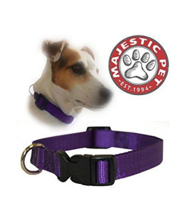 18in - 26in Adjustable Collar Purple, 100-200 lbs Dog By Majestic Pet Products